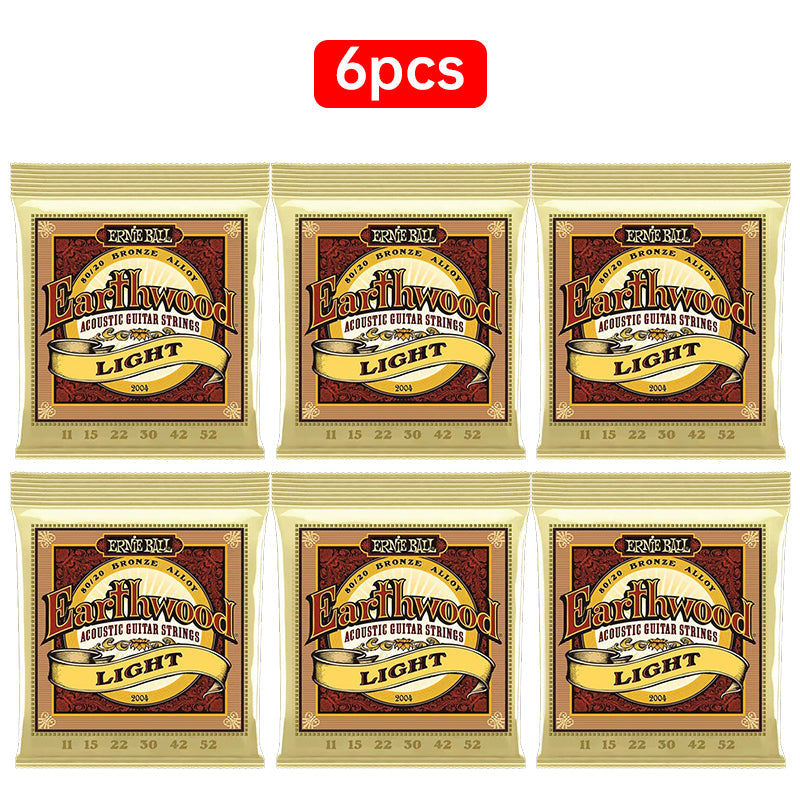 6 sets of Ernie Ball 2003-2008Folk strings，2403-2409classical strings for electric & acoustic guitars