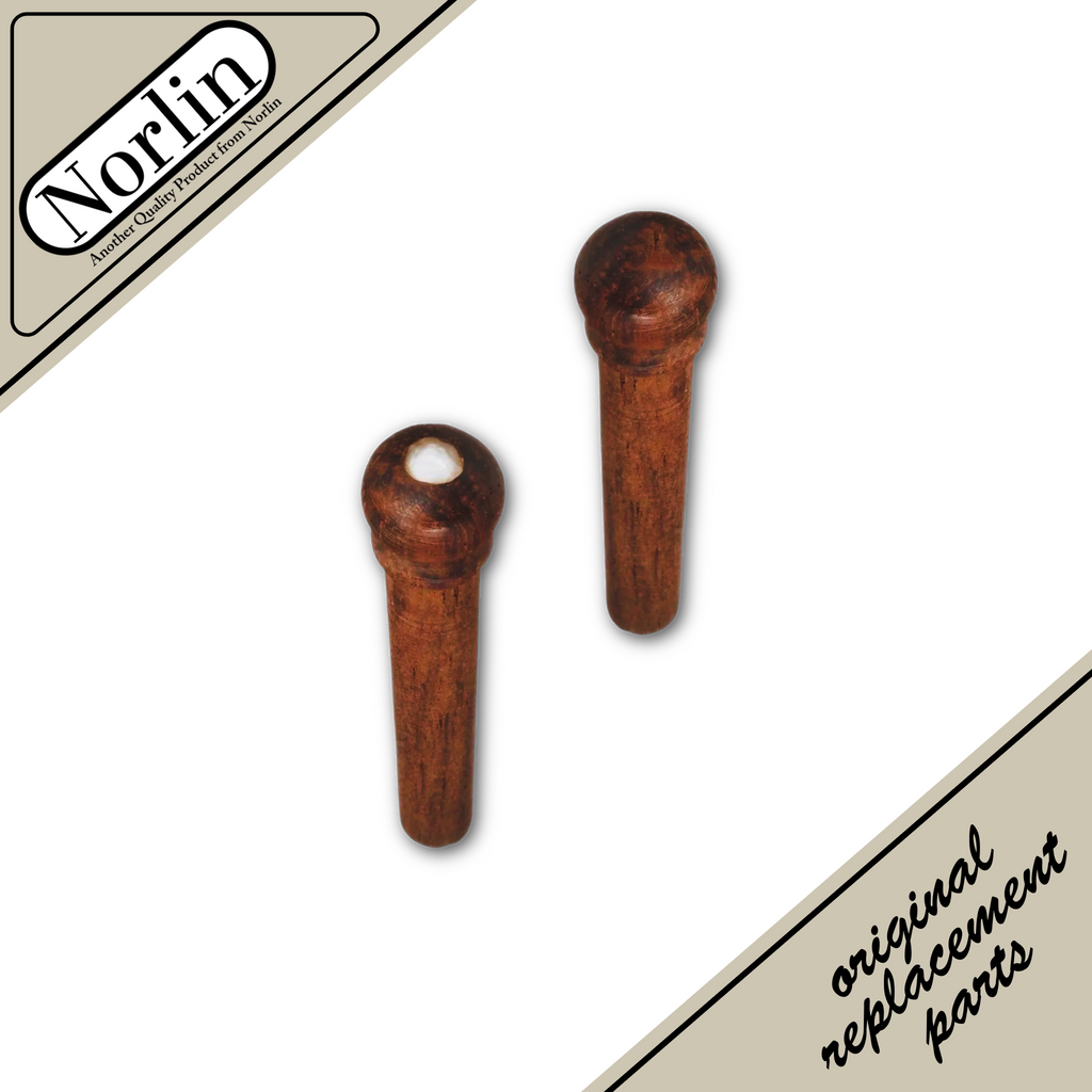 Rosewood Bridge Pins for Gibson® Acoustic Guitars (6-Pack)