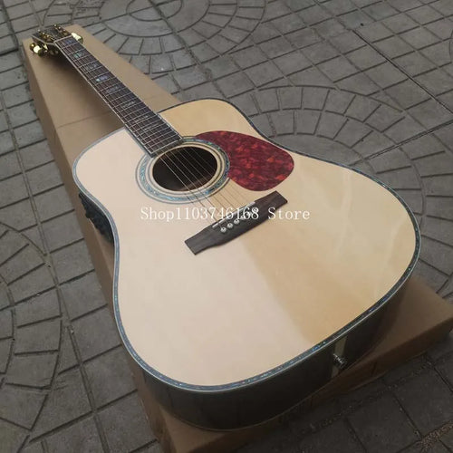 41-Inch (104 cm) Acoustic-Electric Guitar, Solid Spruce Top, Rosewood Fingerboard, 20 Frets, 6-String